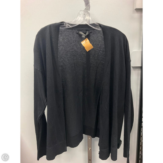 Sweater Cardigan By Banana Republic In Black, Size: L