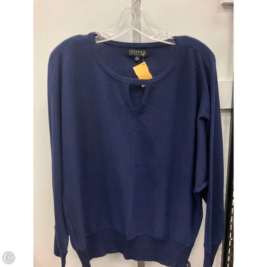 Sweater By Joseph A. In Navy, Size: L