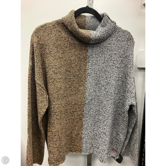 Sweater By Peace Love World In Black & Brown, Size: M