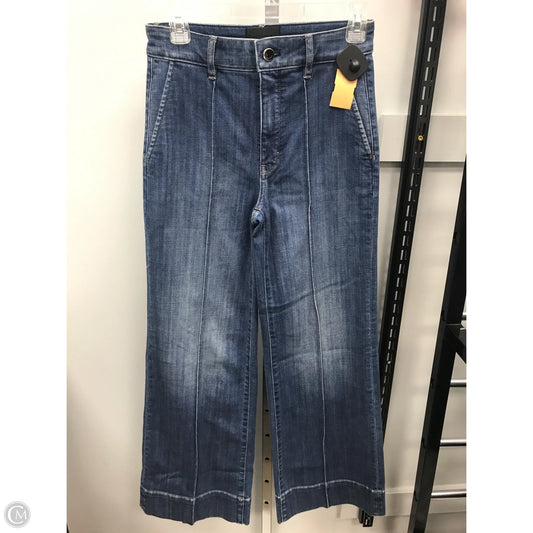 Jeans Wide Leg By White House Black Market In Blue Denim, Size: 0