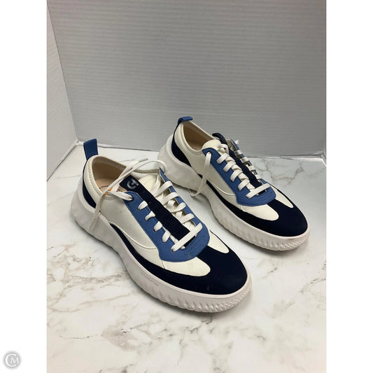 Shoes Athletic By Cmc In Blue & Cream, Size: 8.5