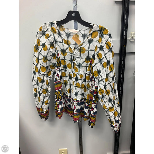 Top Long Sleeve By Solitaire In Multi-colored, Size: S