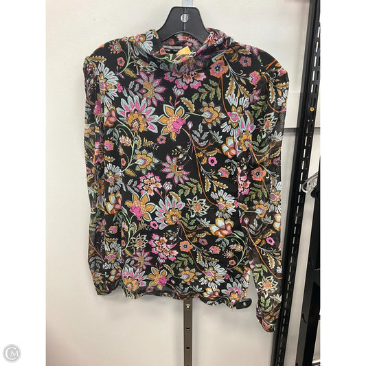 Top Long Sleeve By Jane And Delancey In Floral Print, Size: M