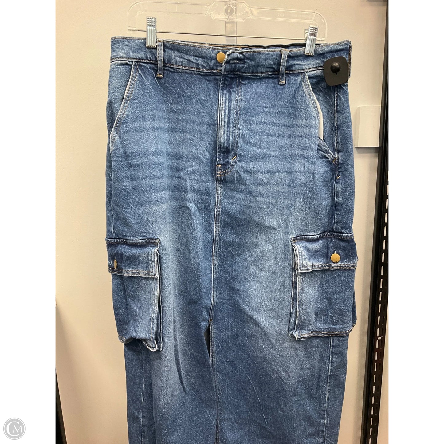 Skirt Maxi By Ana In Blue Denim, Size: 12