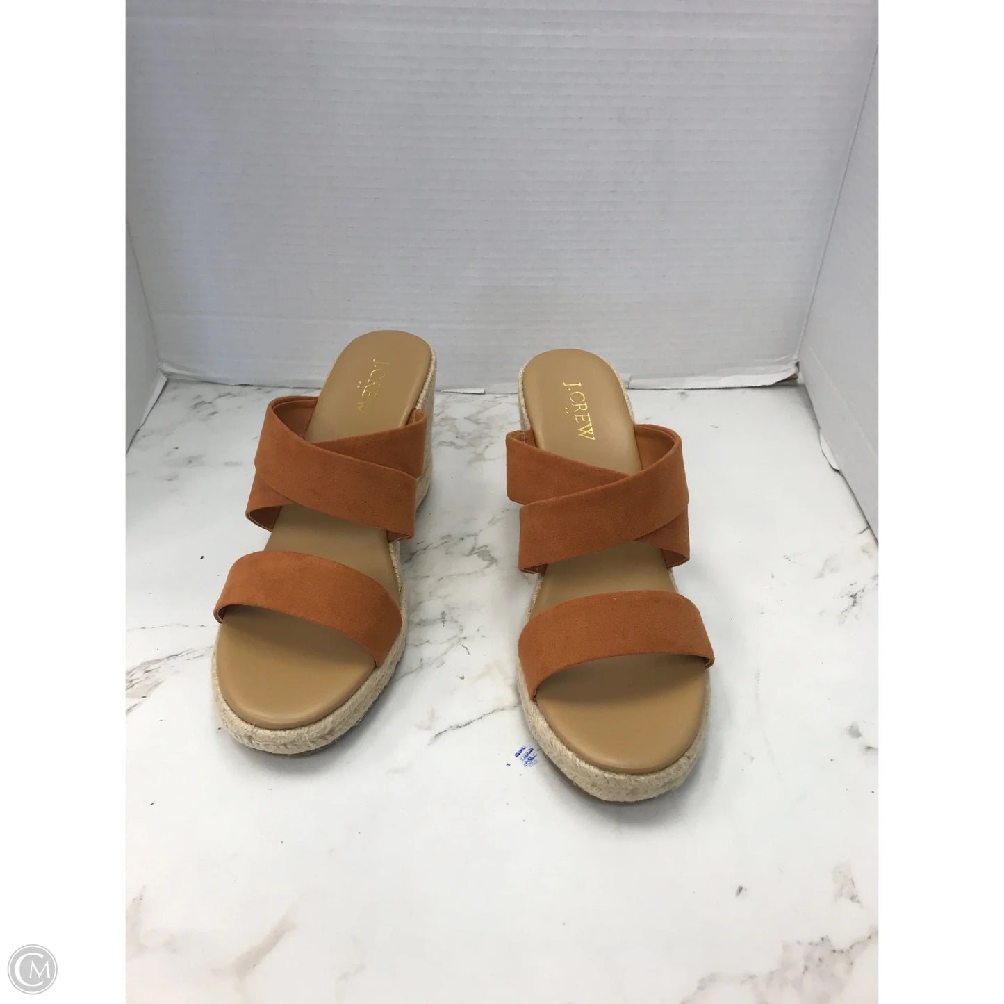 Sandals Heels Wedge By J. Crew In Copper, Size: 8