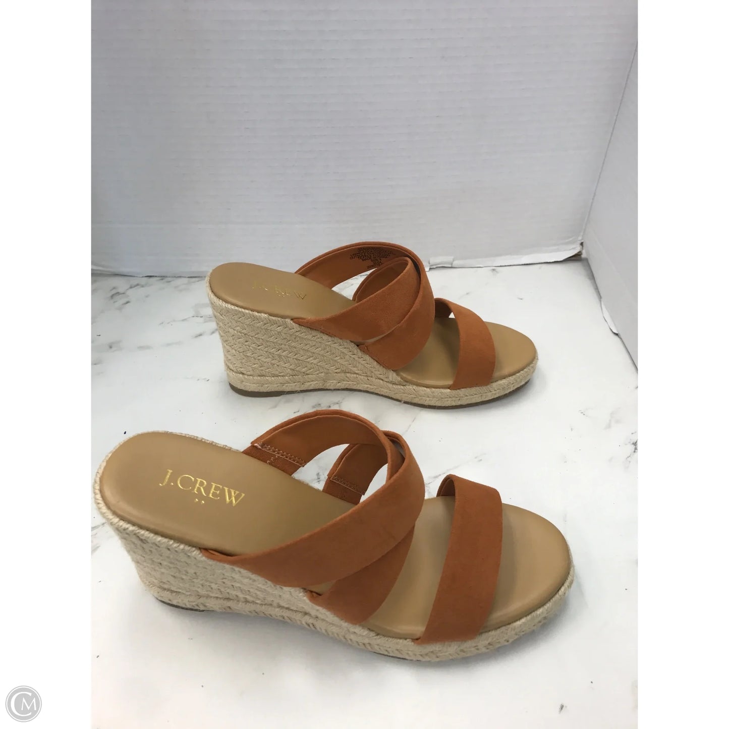 Sandals Heels Wedge By J. Crew In Copper, Size: 8