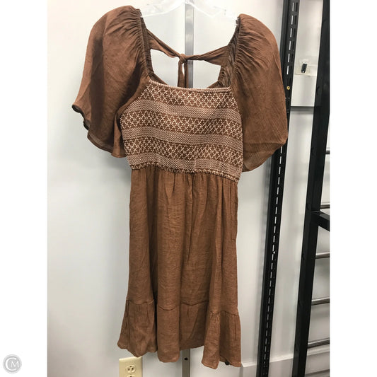 Dress Casual Short By Altard State In Brown, Size: S