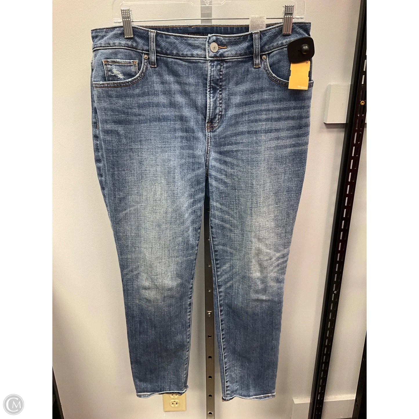 Jeans Boyfriend By Chicos In Blue Denim, Size: 8
