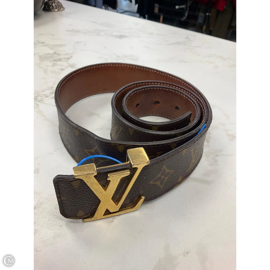 Belt Luxury Designer By Louis Vuitton, Size: Medium