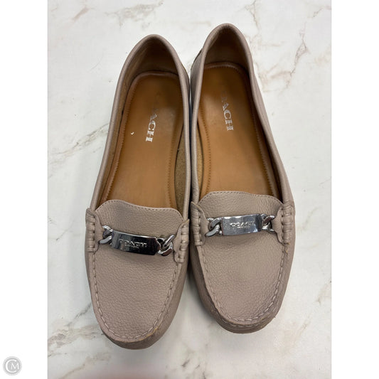 Shoes Designer By Coach In Taupe, Size: 8.5