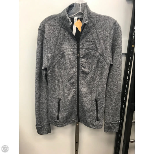Athletic Jacket By Lululemon In Grey, Size: 10