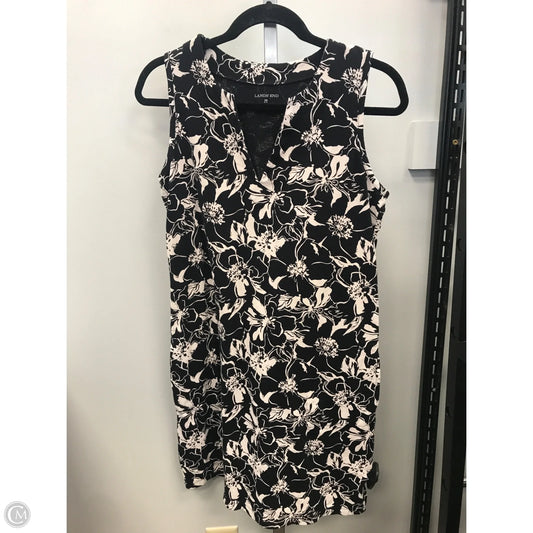 Dress Casual Short By Lands End In Black & White, Size: Xs