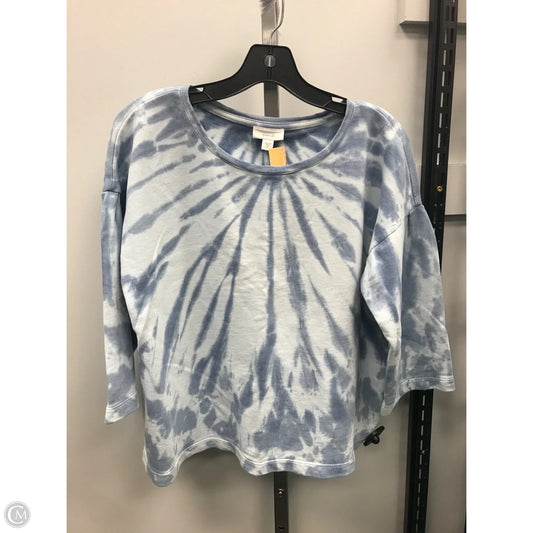 Top Short Sleeve By Pure Jill In Tie Dye Print, Size: M