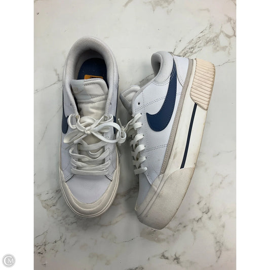 Shoes Sneakers By Nike In White, Size: 8