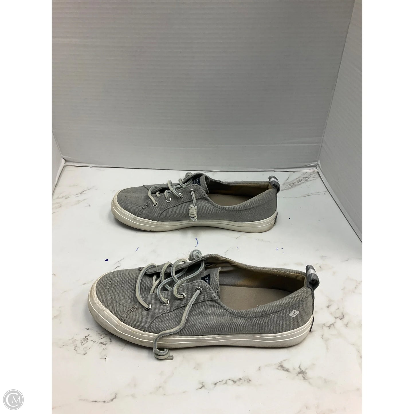 Shoes Sneakers By Sperry In Grey, Size: 8