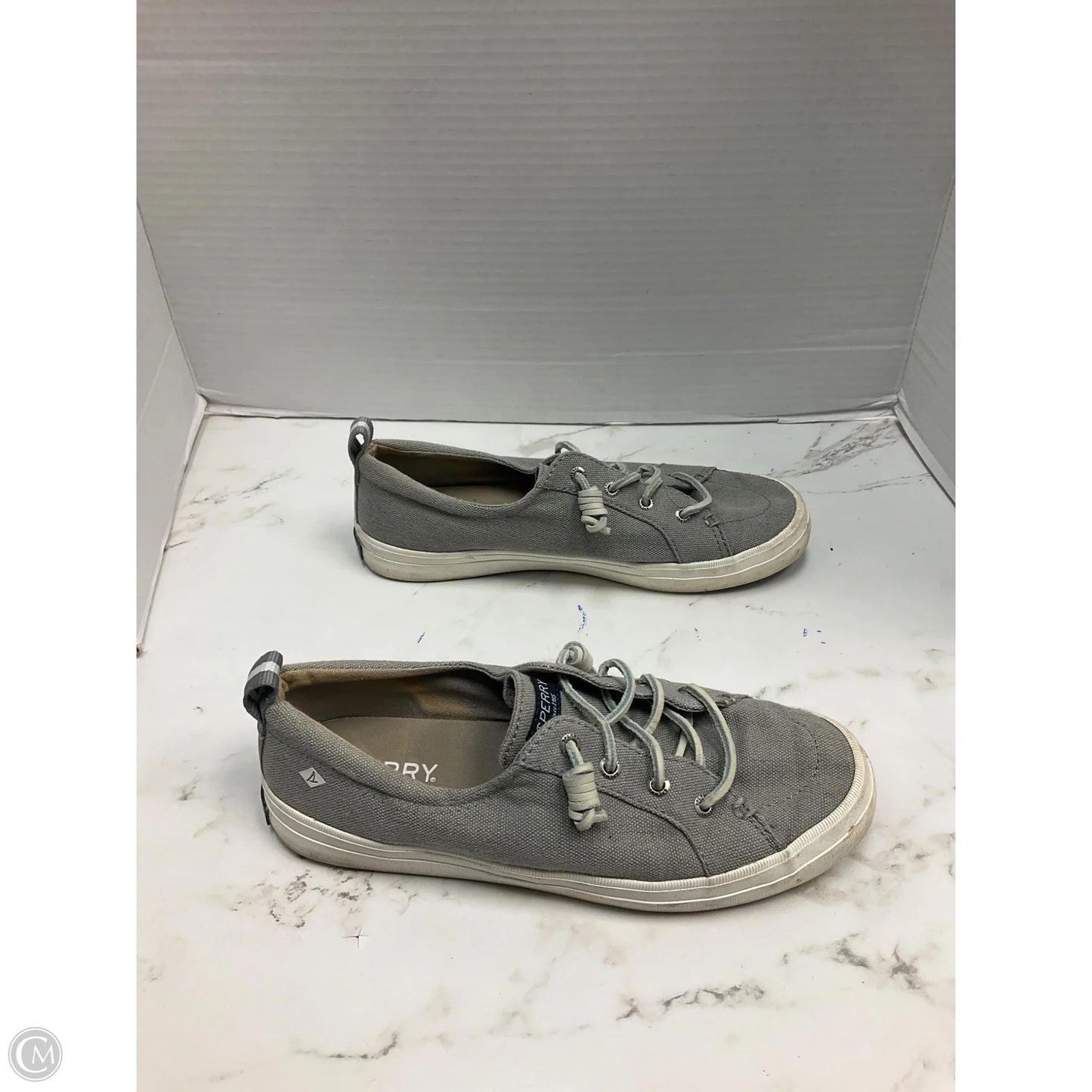Shoes Sneakers By Sperry In Grey, Size: 8
