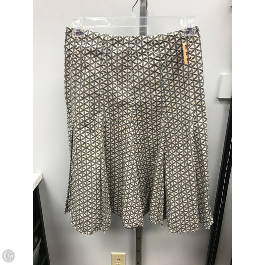 Skirt Midi By Gap In Black & Tan, Size: 4l