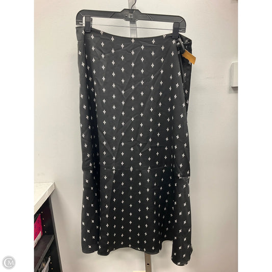Skirt Maxi By Loft In Black & White, Size: 10