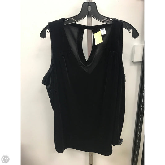 Top Sleeveless By Old Navy In Black, Size: Xl