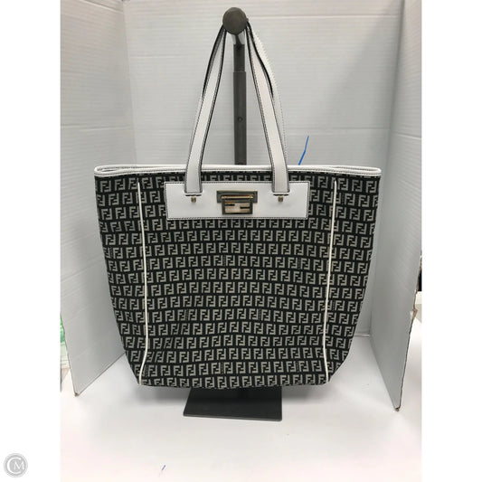 Tote Luxury Designer By Fendi, Size: Large