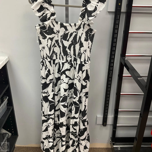Dress Casual Maxi By Cme In Black & White, Size: Xl