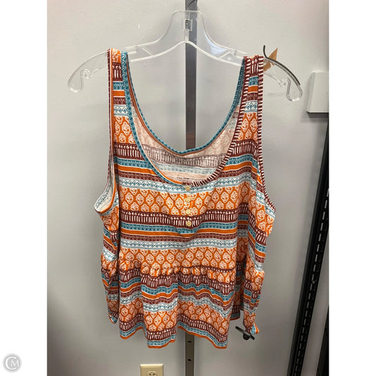 Top Sleeveless By Torrid In Multi-colored, Size: 2x