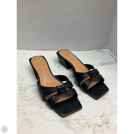 Sandals Heels Block By Vince Camuto In Black, Size: 8.5