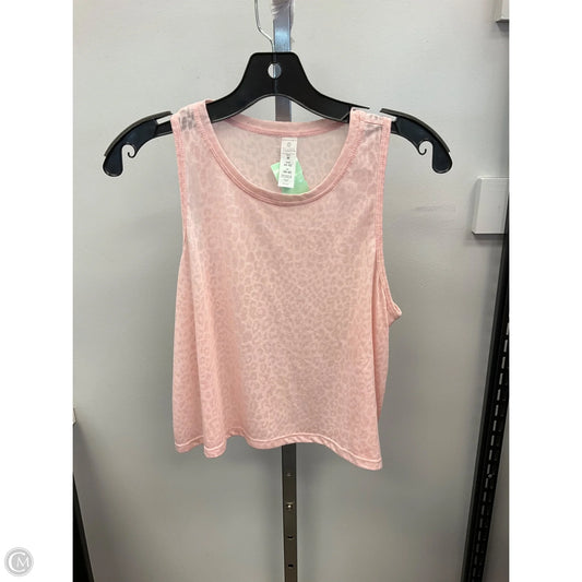 Athletic Tank Top By Balance Collection In Pink, Size: M
