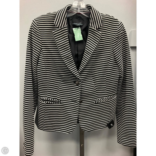 Blazer By Cynthia Rowley In Striped Pattern, Size: S