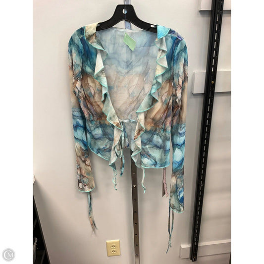 Top Long Sleeve By Missguided In Multi-colored, Size: L