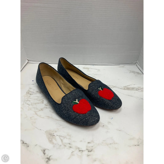 Shoes Flats By Talbots In Blue & Red, Size: 9