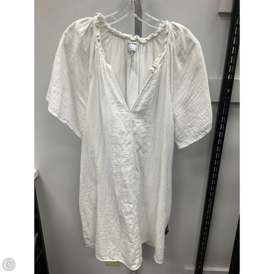 Dress Casual Short By Old Navy In White, Size: Xl