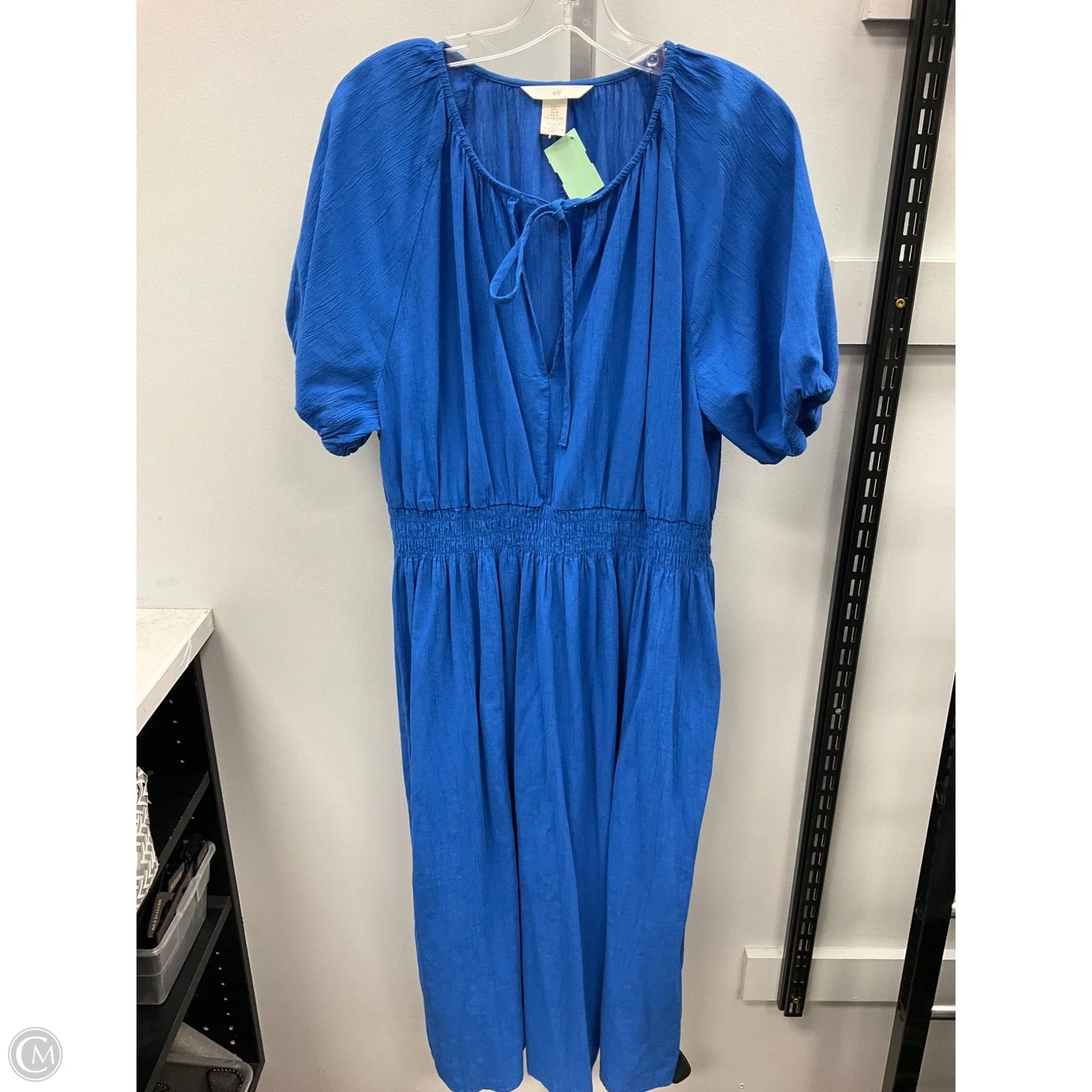 Dress Casual Maxi By H&m In Blue, Size: L