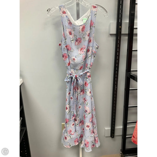 Dress Casual Short By Sandra Darren In Floral Print, Size: 16