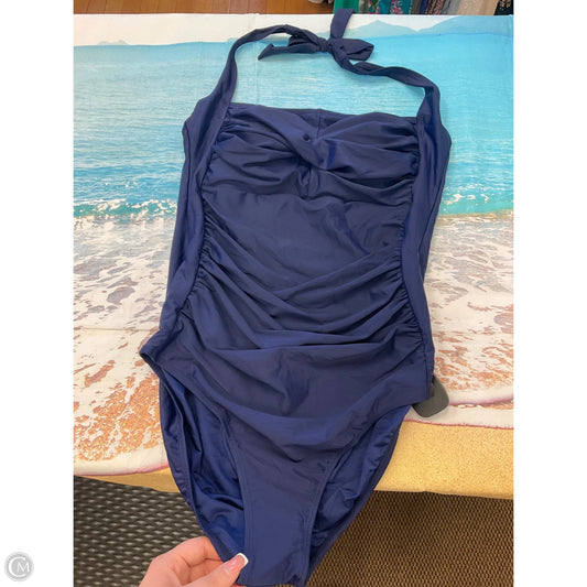 Swimsuit By Clothes Mentor In Navy, Size: L