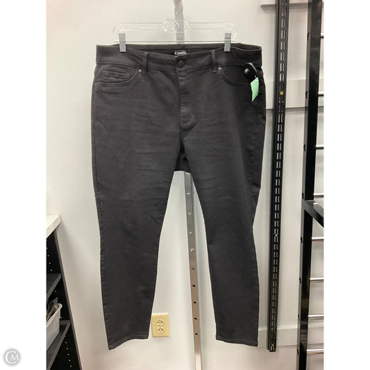 Jeans Skinny By D Jeans In Black, Size: 16