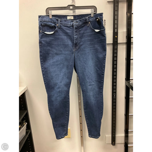 Jeans Skinny By Maurices In Blue Denim, Size: 18