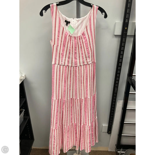 Dress Casual Midi By Talbots In Striped Pattern, Size: 8p