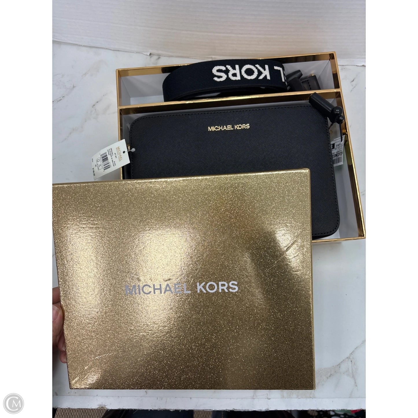 Crossbody Designer By Michael Kors, Size: Large