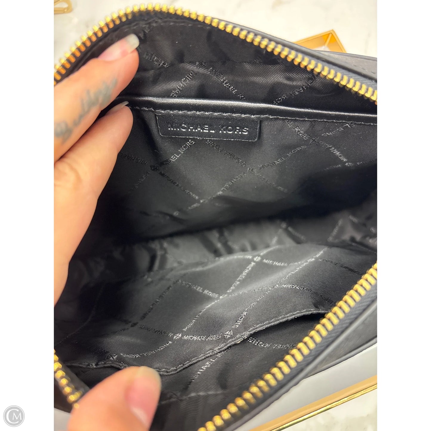 Crossbody Designer By Michael Kors, Size: Large