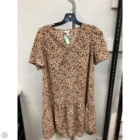 Dress Casual Short By A New Day In Animal Print, Size: Xs