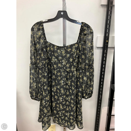 Dress Casual Short By Exlura In Floral Print, Size: M