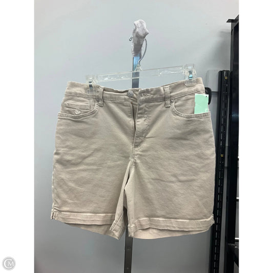 Shorts By Gloria Vanderbilt In Beige, Size: 8