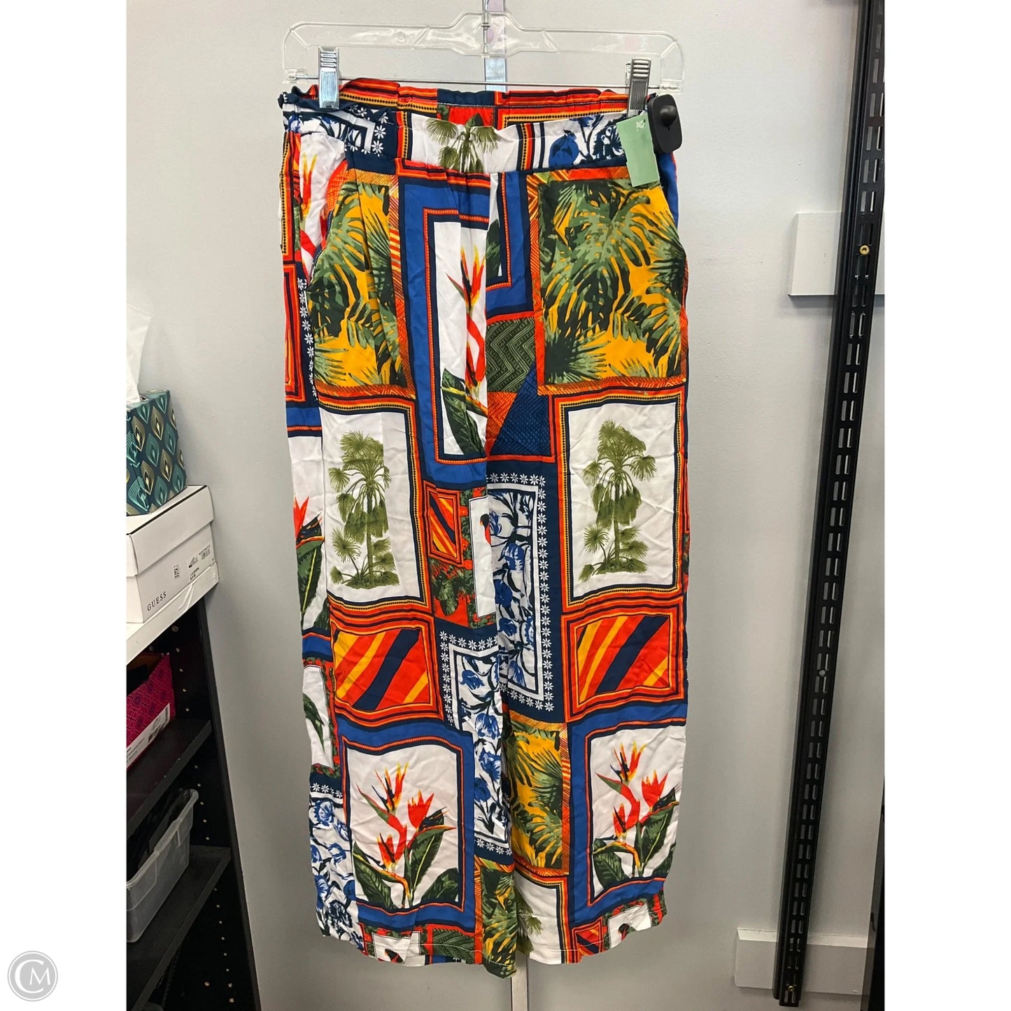 Pants Lounge By Crosby In Tropical Print, Size: S