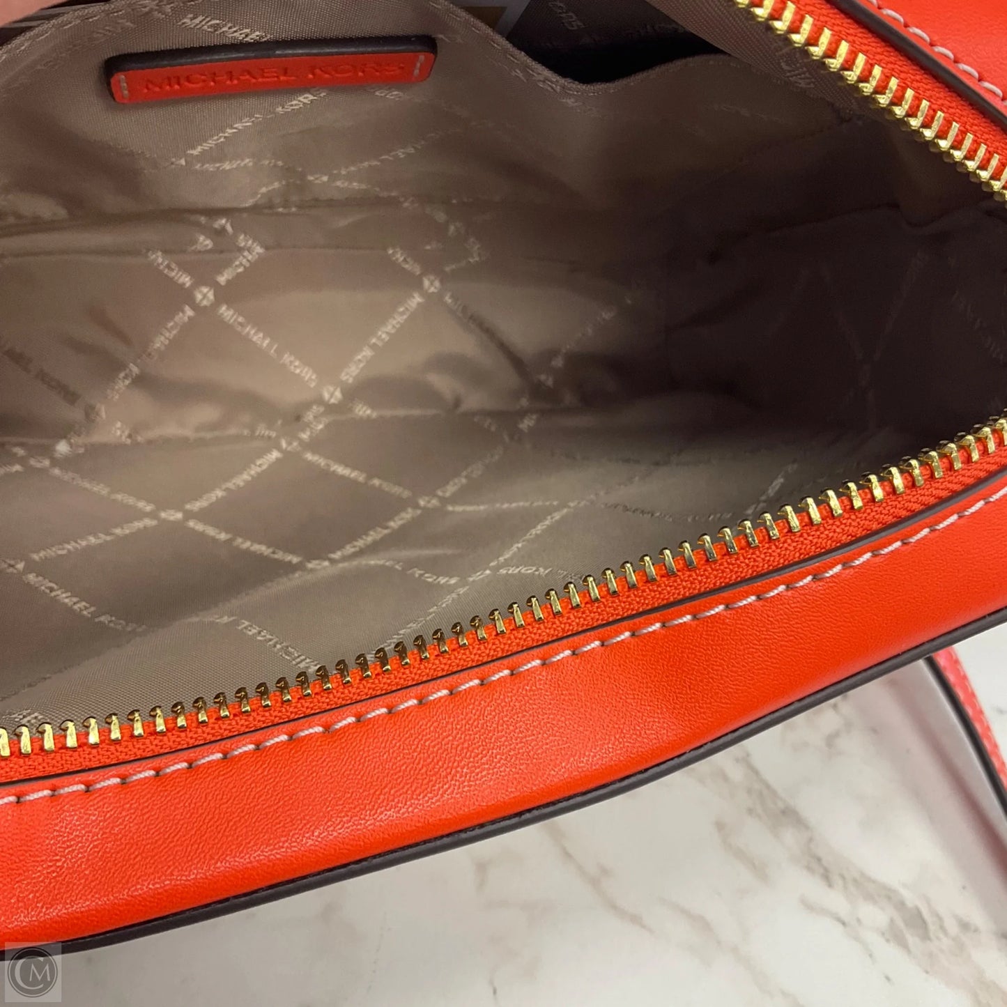 Crossbody Designer By Michael Kors, Size: Medium