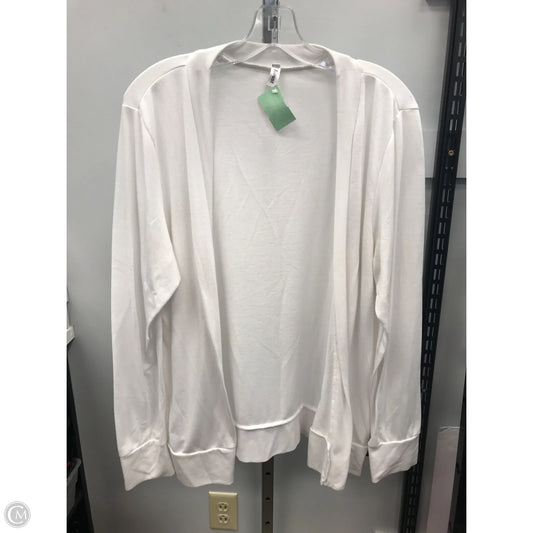 Cardigan By Clothes Mentor In White, Size: Xl