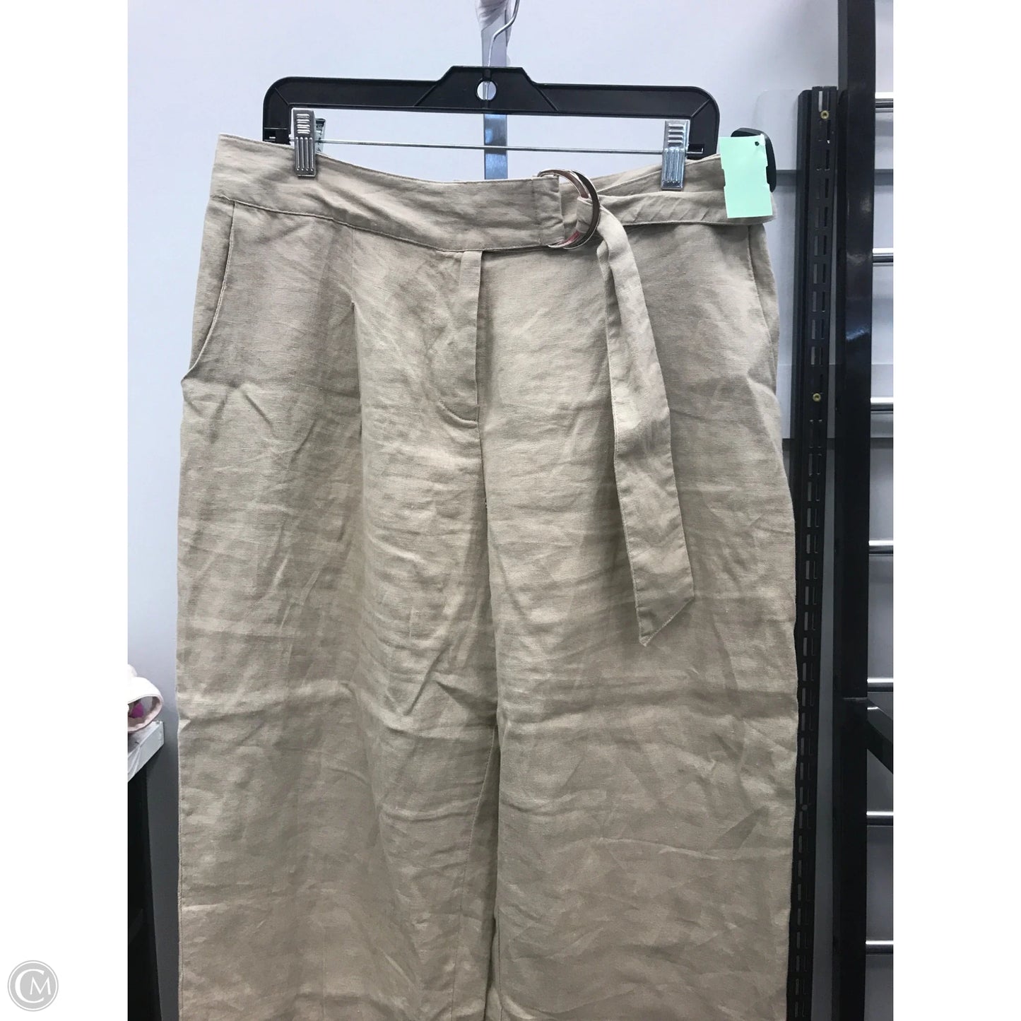 Pants Designer By Halston In Beige, Size: L
