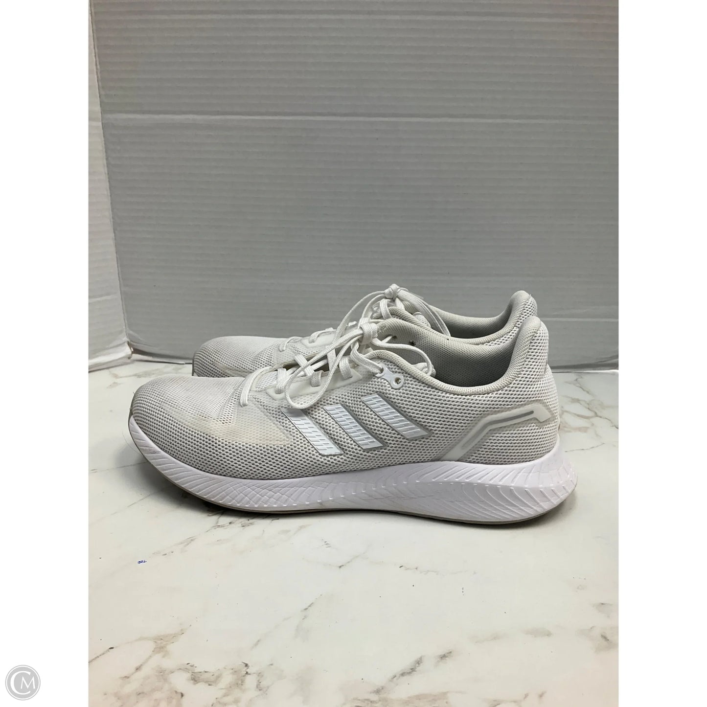 Shoes Athletic By Adidas In White, Size: 9