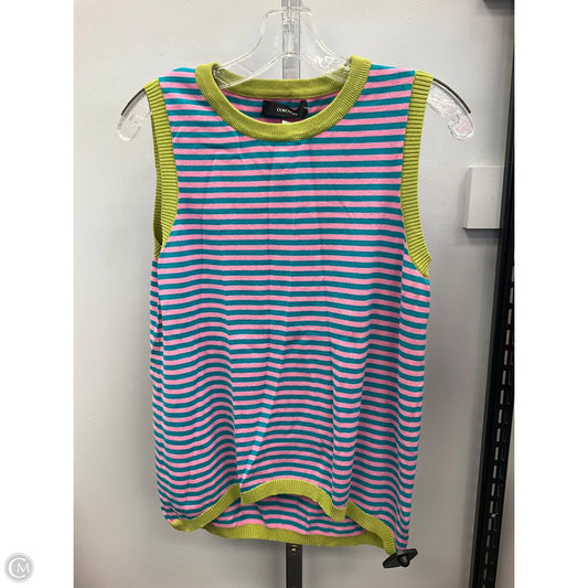 Top Sleeveless By Dokotoo In Striped Pattern, Size: M