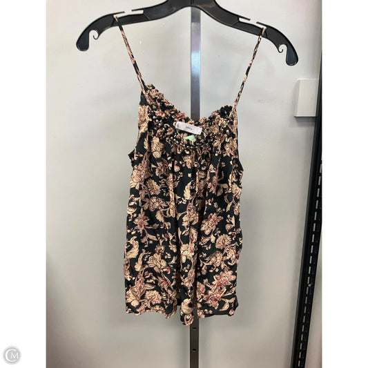 Top Sleeveless By Mng In Floral Print, Size: 6